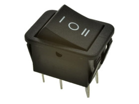 KCD2-223-3 przełącznik kołyskowy stabilny ON-OFF-ON