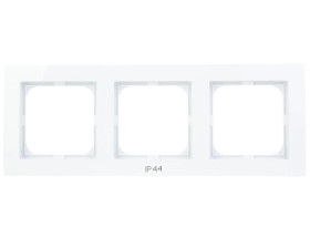 AS Ramka potrójna do łączników IP44 biała RH-3G/00
