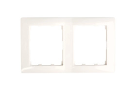 SISTENA LIFE Ramka podwójna pionowa arctic 771006