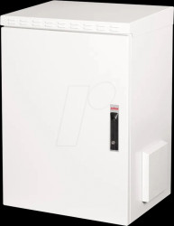 26210088 19-inch wall-mounted housing, 16 U, 450mm depth, outdoor, gray