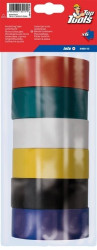Taśmy izolacyjne, 19 mm x 3 m, 6 szt. /5kpl./