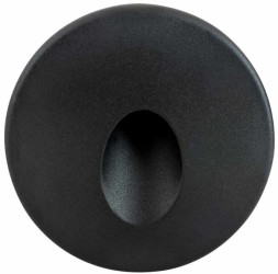 Oprawa LED dopuszkowa 3W 90lm 4000K/neutralna IP20 okrągła czarna DECENTLY R1 Black 3W NW GXLL062