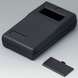 ABS enclosure, (L x W x H) 145 x 80 x 36.5 mm, black (RAL 9005), A9060019