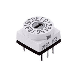 PTR Hartmann PT 65 103 Rotary Coding Switch Powerful Locking Precise Latching