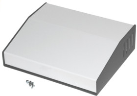 Steel enclosure, (L x W x H) 157 x 190 x 34 mm, gray, 515-0930