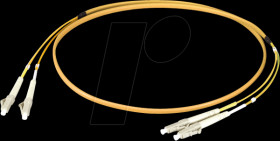 O0350FT.3 Duplex Jumper LC-LC OS2, Flat Twin 3m