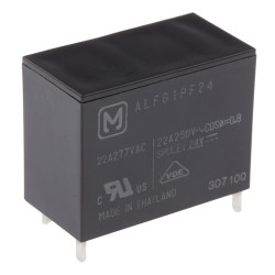 Przekaźnik mocy 24V dc SPST Panasonic 1.4W, montaż PCB 410Ω Otwór przezierny