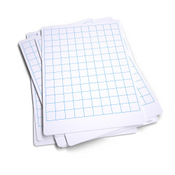 Show-me WBG10 Basics Pack 10 Gridded Drywipe Boards