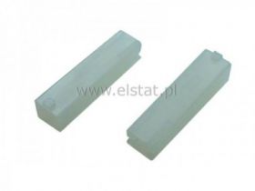 Osłona konektora 2,8/F-1 GN biała