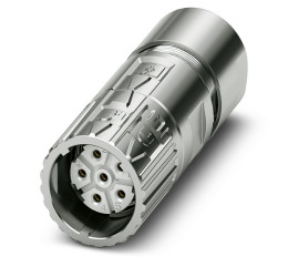 Złącze wielostykowe przemysłowe 6-pinowe M23 Montaż na kablu Gniazdo Phoenix Contact