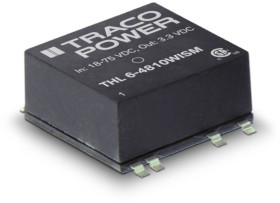 TracoPower THL 6-4821WISM Przetwornica DC/DC, do SMD 48 V/DC 5 V/DC, -5 V/DC 600 mA 6 W Ilość wyjść: 2 x Content 1 szt.