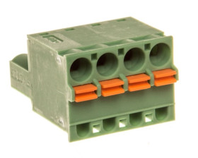 Złączka wtykowa do płytek drukowanych 0,2-2,5mm2 zielona FKCT 2,5/ 4-ST 1909236 /100szt./