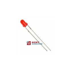 Dioda LED 3mm CZERWONA RED I/mig