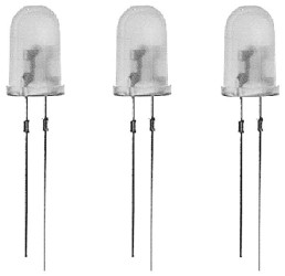 Dioda LED THT Lite-On LTL-307ELC LTL-307ELC, 5 mm, 3.7 mcd, 1 szt.