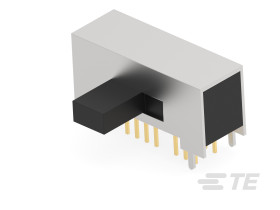 Przełącznik suwakowy, Trzy bieguny, trzy rzuty, 400mA, TE Connectivity