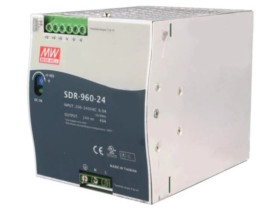 SDR-960-24 Zasilacz impulsowy, na szynę DIN, 960W, 24VDC, 40A, 180÷264VAC