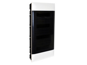 Rozdzielnica podtynkowa 48 modułowa 4x12M drzwi transparentne IP40 Practibox S 135374 LEGRAND