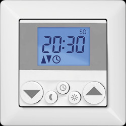 1003-000002 Radio-controlled clock, surface / hand-held transmitter