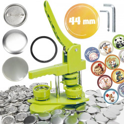 Maszyna do przypinek, prasa do odznak 44mm, zestaw 100szt