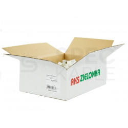 Uchwyt zamykany UZ-18 biały do rur elektroinstalacyjnych gładkich RLm-18 i peszli PUDEŁKO 100szt.