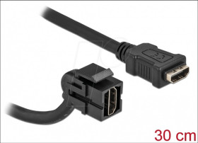 86853 Keystone module HDMI female 110° &gt; female with cable