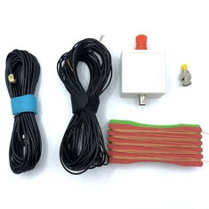 Zestaw anteny krótkofalowej LW1650 przenośny 1.6-50MHz odbiornik radiowy HAM 16.2M izolowany przewód miedziany 9:1 balun 6M kabe