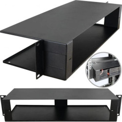 Obudowa na akumulatory RACK 19 2U czarny 2x17Ah/4x7Ah