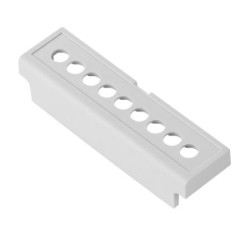Osłona osłony terminala, 52.8 mm Szary x 13.6mm 8, ZDPLUG 5, materiał: ABS, RS PRO