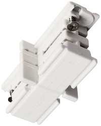 Deko Light 710018 D Line mechanischer Verbinder Element systemu szynowego wysokonapięciowego Szyna prądowa 3-fazowy biał