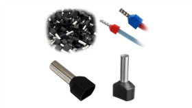 Trytyt Końcówka Tulejkowa Izolowana Podwójna Duid-2X1,5-12Cz Czarny 10Szt