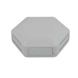 CamdenBoss CBHEX1-24-GY Hex-Box IoT Enclosure 2 Solid Panels and 4 Vented Grey
