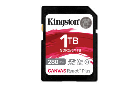 Karta SD SDXC, 1 TB, Kingston Canvas React Plus V60