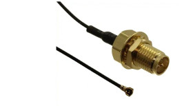 Kabel koncentryczny złącze A MHF4 złacze B RP-SMA długość 305mm Z zakończeniem