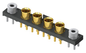 Złącze koncentryczne Montaż na płytce drukowanej Żeński 50Ω typ złącza Złącze MMCX 0 to 6GHz Gwintowany typ kabla RG316