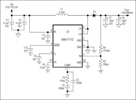 High-Performance, Step-Up, DC-DC Converter