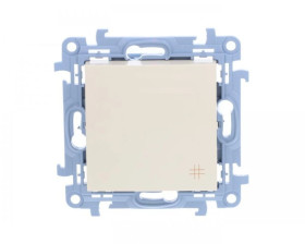 Simon 10 Łącznik krzyżowy 10AX IP20 kremowy CW7.01/41