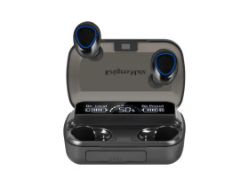 Bezprzewodowe słuchawki douszne z power bankiem Kruger&Matz M10