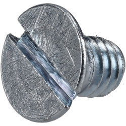 R-TECH 337064 Slotted Countersunk Machine Screws BZP M4 6mm - Pack Of 100