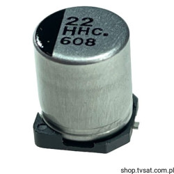 EEEHC1H220XP -6.3X7.7L 22uF 50V Electrolytic SMD PANASONICC