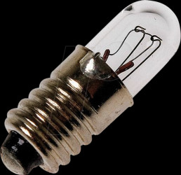 80930400 T1 3/4 E5/8 5.7x16, 12 V, 100 mA, C2F, 2K hrs, clear