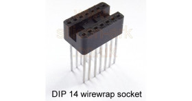 IC Socket 14-pin DIP wirewrap (191650F) - Bicc Vero