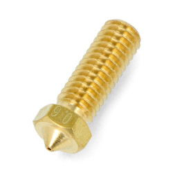 Dysza Volcano 0,6mm - filament 1,75mm - mosiądz