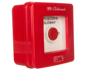 Wyłącznik alarmowy 4Z 12A /WYŁĄCZNIK GŁÓWNY/ IP55 WG-5s 921429
