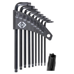 Zestaw kluczy Torx typu L, 9 szt., CK