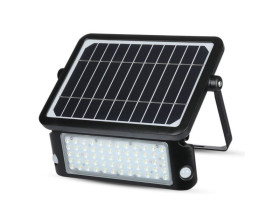 VT-787-10 10W Naświetlacz LED solarny barwa: 4000K obudowa: czarna 8550 V-TAC