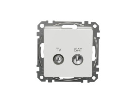 SEDNA DESIGN & ELEMENTS Gniazdo antenowe TV/SAT końcowe (4dB) białe SDD111471S SCHNEIDER ELECTRIC