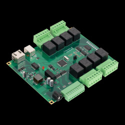8 Channel PoE Relay Module - moduł z 8 przekaźnikami i komunikacją Ethernet