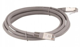 Patchcord FTP kat.6 kabel sieciowy LAN 2x RJ45 linka szary 3m Alantec
