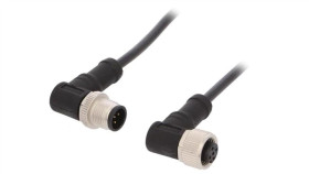 M12a05mr12afrsb001 Kabel Do Czujników/Automatyki 5Pin M12-M12 1M Wtyk Wtyk