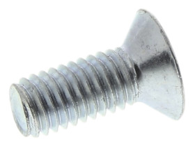 Śruby maszynowe M5 łeb z łbem stożkowym Stalowe długość 12.0mm skok 0.80mm